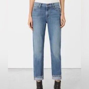 All Saints Jo distressed Stretch 5 Pocket Trendy Slim Fit Day 2 nite jeans 24